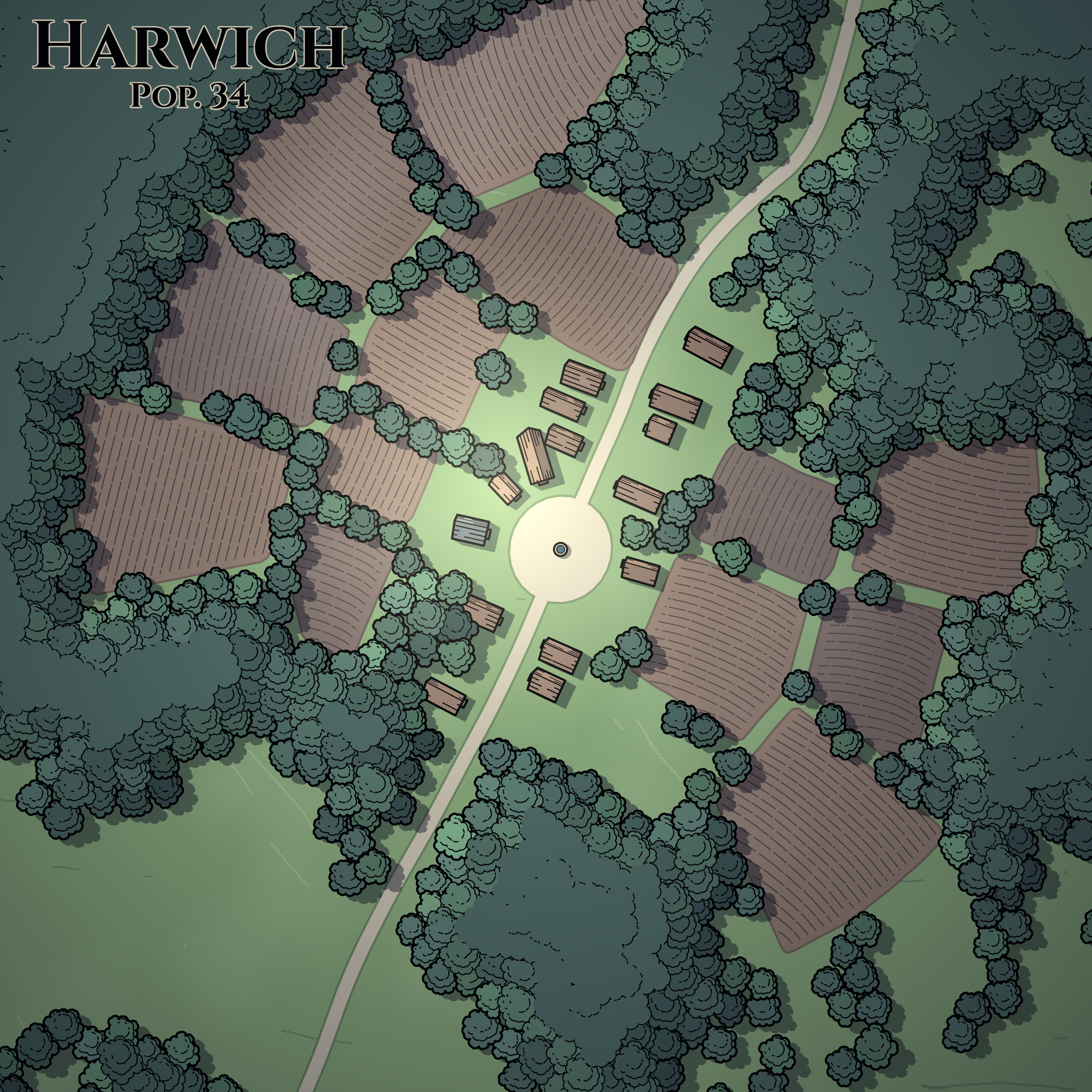 Map of Harwich Village