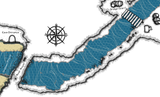 Cave river race map