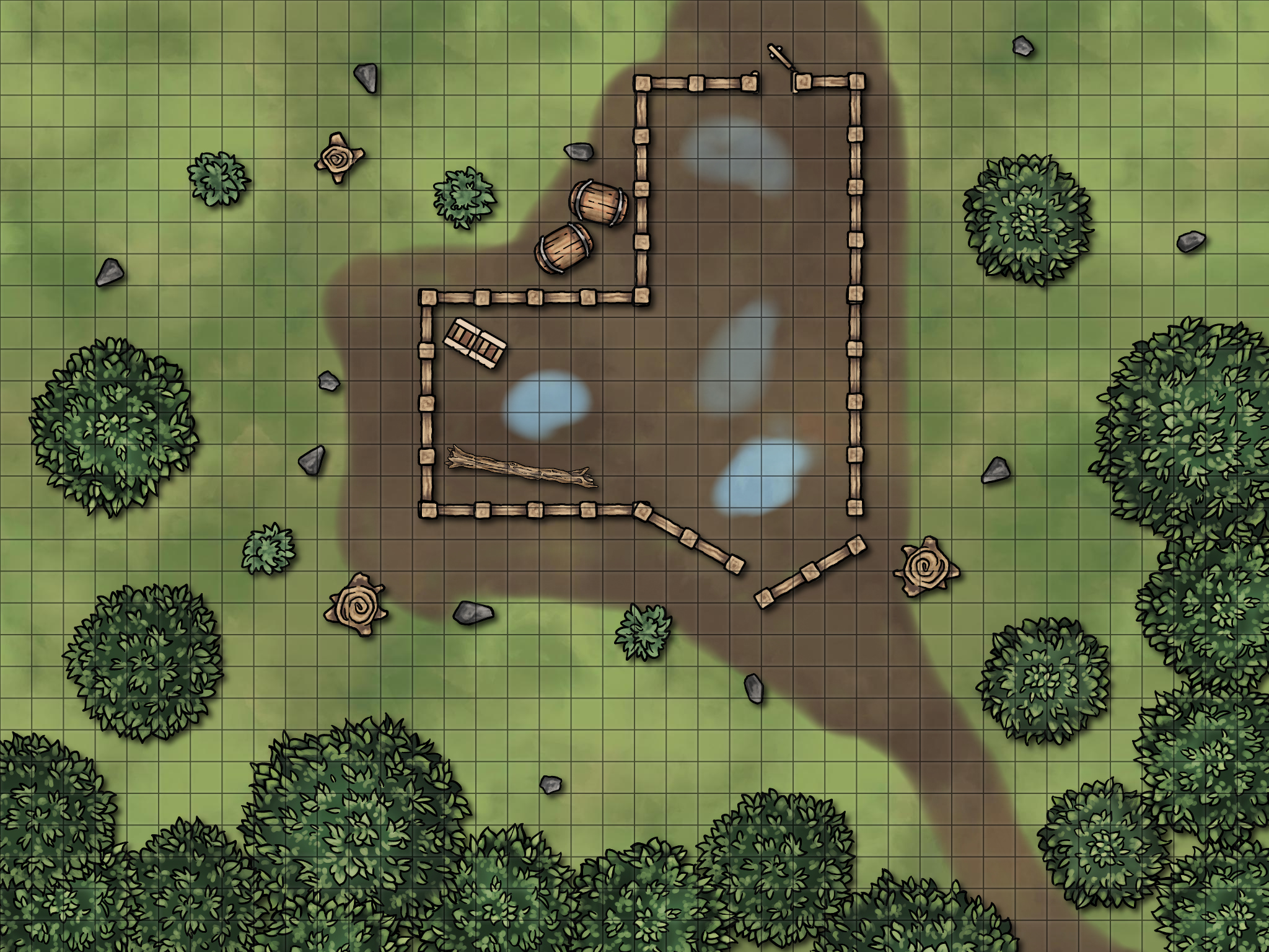 Map of the Pig Pen